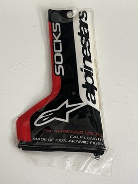 Alpinestars 470405 Nomex Cream / White Large Socks